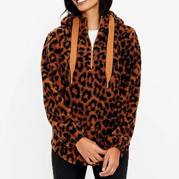 Loft sherpa sweatshirt Clearance